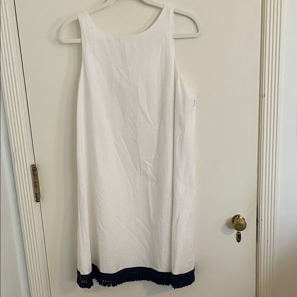 Vineyard Vines White Linen Blend Garment